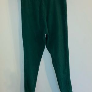 Woman’s green jogger